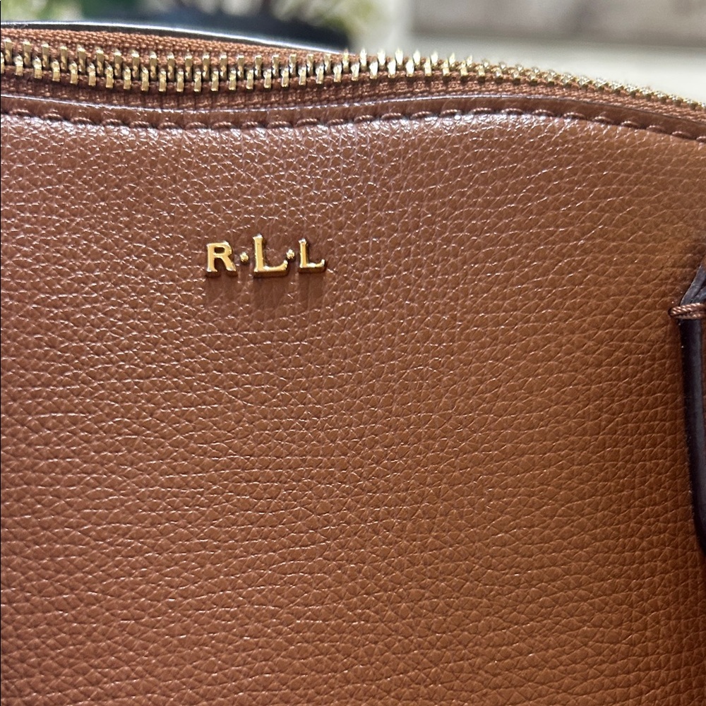 Ralph Lauren Tan Leather Shoulder Bag - Picture 2 of 14